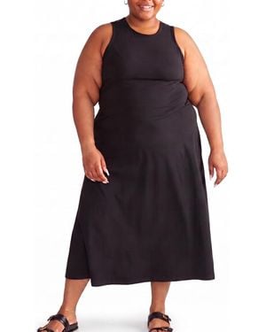 UNIVERSAL STANDARD Plus Size Sardinia Tank Dress - Black