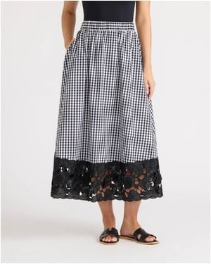 Ellen Tracy Pull-on Maxi Skirt - Blue