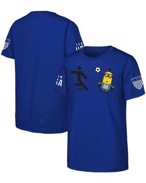 Outerstuff And Team Usa Minions Soccer T-shirt - Blue