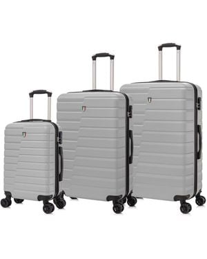 TUCCI Italy Marvello 3-pc. Hardside luggage Set - Gray