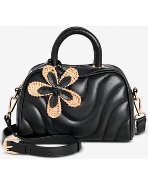 INC International Concepts Aydenn Mini Wave Satchel Handbag - Black