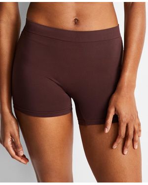 State Of Day Seamless Slip Short - Brown
