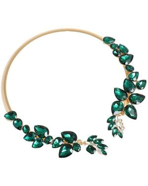 SOH Party Stone Statement Necklace - Green