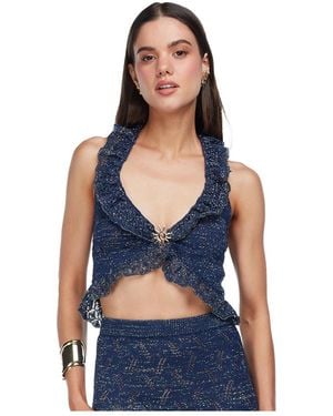 CAPITTANA Grecia Top - Blue