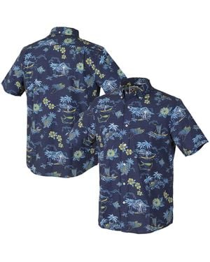 Reyn Spooner Tampa Bay Rays Kekai Button-down Shirt - Blue