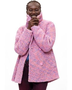 Desigual Short Coat - Pink