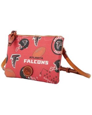 Dooney & Bourke Dooney Bourke Atlanta Falcons Top Zip Crossbody Purse - Red