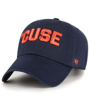 '47 Syracuse Orange Clean Up Adjustable Hat - Blue
