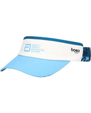 BoCo Gear White/blue World Marathon Majors 360 Stretch Visor