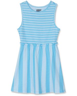 Lands' End Girls Tunic Tank Top - Blue