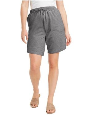 June + Vie June + Vie June + Vie French Terry Shorts - Gray