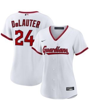 Nike Cleveland Guardians Chase Delauter Home Replica Jersey - White