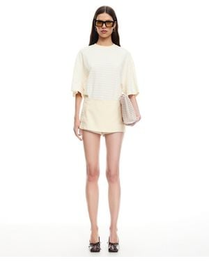 Lioness Short Sleeve Bloom Top - White