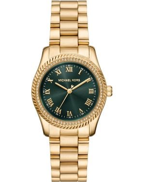 Michael Kors Michael Lexington Three-hand -tone Stainless Steel Watch 33mm - Metallic