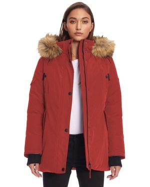Alpine North Glacier | Parka Winter Jacket - Red