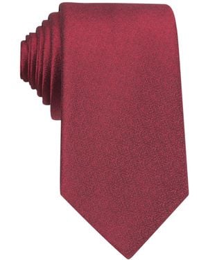 BarIII Sable Solid Tie - Red