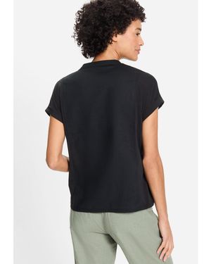 売れ筋商品|||オルセン カットソー トップス レディース Women's Effortless Jersey Tunic Shirt Black Olsen Effortless Jersey Tunic Shirt in Black | Lyst