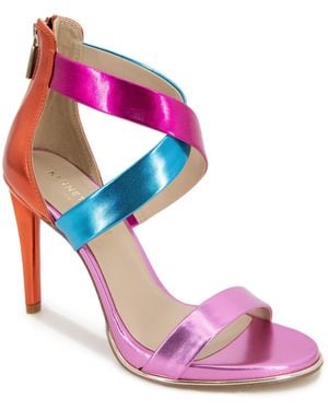 Kenneth Cole Brooke Cross Dress Sandals - Pink