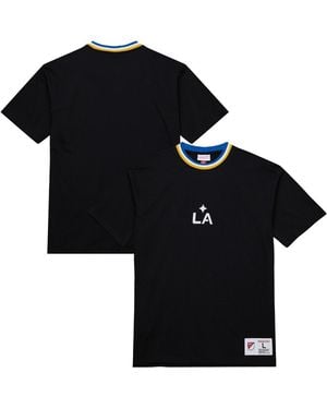 Mitchell & Ness La Galaxy Playmaker T-shirt - Black