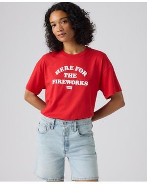 Levi's Americana Graphic Anyday Short-sleeve T-shirt - Red