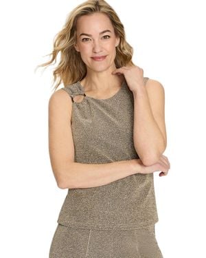 Olsen Sparkle Assymetric Shell - Gray