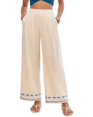 CUPSHE Back To Nature Pants - Natural