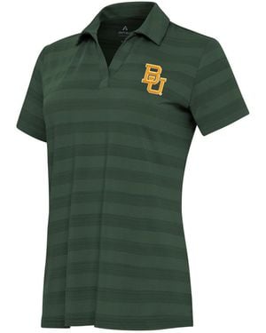 Antigua Baylor Bears Tunnel Polo Shirt - Green