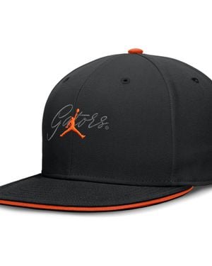 Nike Florida Gators Dri-fit Primetime Script Fitted Hat - Black