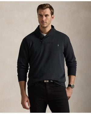 Polo Ralph Lauren Big & Tall Luxury Jersey Shawl-collar Pullover - Black