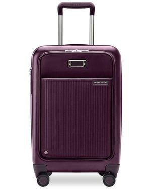 Briggs & Riley Essential Front Pocket Carry-on Expandable Spinner - Purple