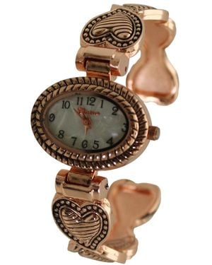 Olivia Pratt Heart Details Bangle Watch - White