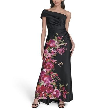 Eliza J Off-the-shoulder Long Dress - Red