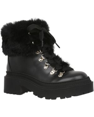 On 34th Steffii Round-toe Booties - Black