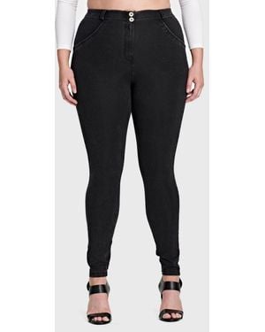 Freddy Curvy High-rise Sculpting Skinny Jeans - Black