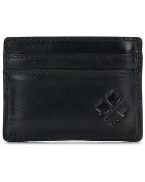 Patricia Nash Granna Id Case Vintage Distressed Wallet - Black
