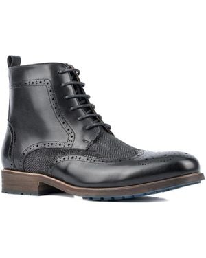 Vintage Foundry Lace Up Flint Boots - Black