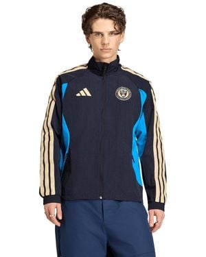 adidas Philadelphia Union 2026 Anthem Raglan Full-zip Jacket - Blue