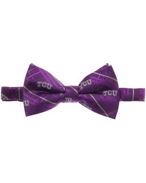 Eagles Wings Tcu Horned Frogs Oxford Bow Tie - Purple