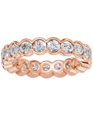 Macy's Diamond Round-cut Full Eternity Band Ring (3 Ct. T.w. - Pink