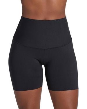 Leonisa Moderate Compression High-waisted Shaper Slip Shorts 012925 - Black