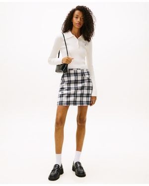 Tommy Hilfiger Mini A-line Skirt - White