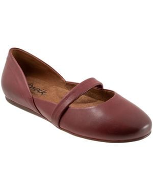 Softwalk Samara Flat - Red