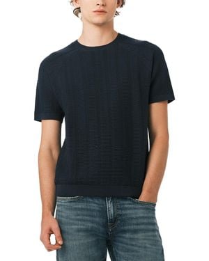 Buffalo David Bitton Wipped Short-sleeve Sweater - Black
