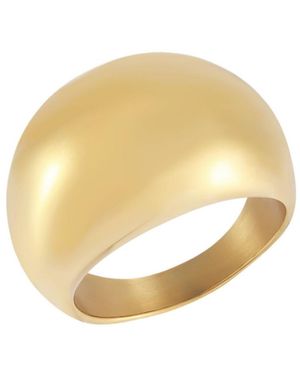 Adornia Tone Dome Ring - White