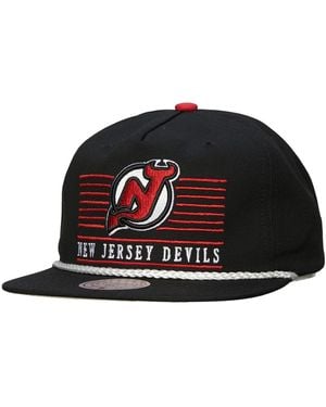 Mitchell & Ness New Jersey Devils Ascend Deadstock Snapback Hat - Black