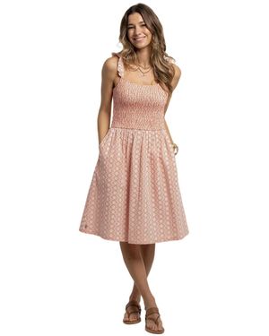 Brakeburn Fossil Dress - Pink