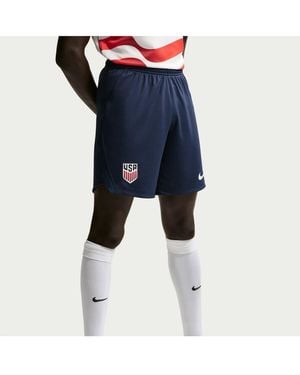 Nike Usmnt 2026 Stadium Home Dri-fit Replica Shorts - Blue