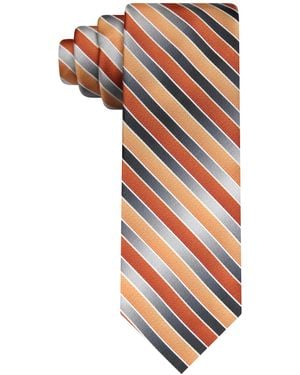 Van Heusen Shadow Stripe Tie - Orange