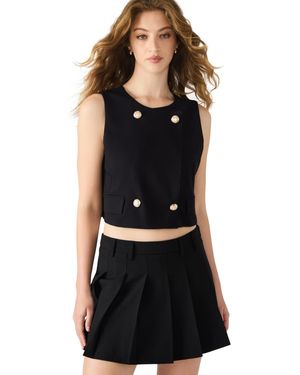 Steve Madden Hadley Sleeveless Top - Black