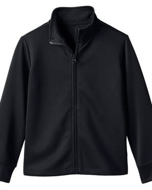Lands' End Kids Active Performance Full Zip Jacket - Blue